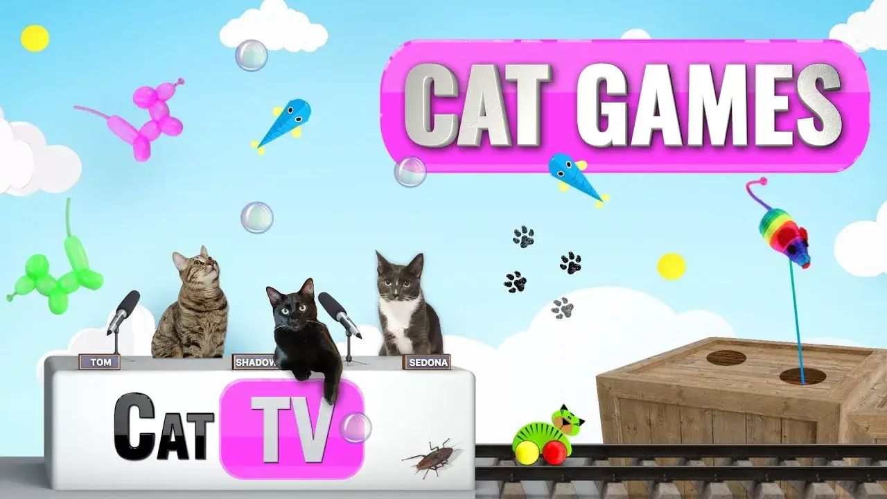 Cat Games | Ultimate Cat TV Compilation Vol 5 | 🦎 🐠 🐹 🐟 🎉