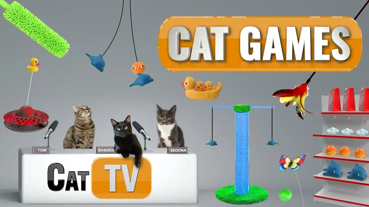 CAT Games | Ultimate Cat Toy Compilation Vol 3 🐬🧸🎾🪶🏀🦋🐟🌀 | Cat TV Cat Toy Videos For Cats to Watch