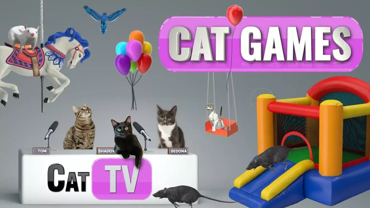 CAT Games | Adventure Purrk: Feline Fantasy Playground – Cats, Rats, and So Much More! 🐱🎠🐭🎈🚂🎪