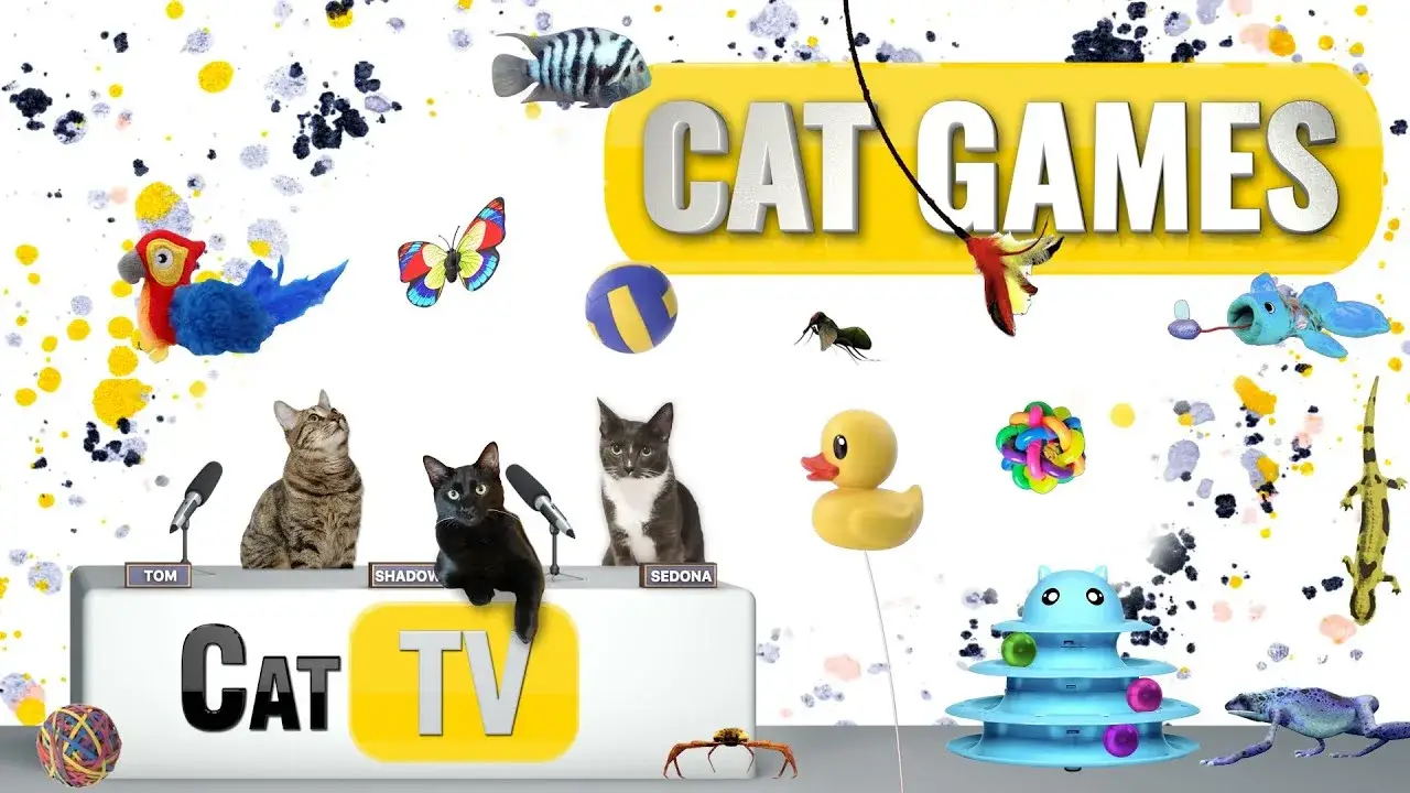 CAT Games | Ultimate Cat TV Compilation Vol 25 | 2 HOURS 🐝🐞🦋🦎🦜🐜🐭🧵