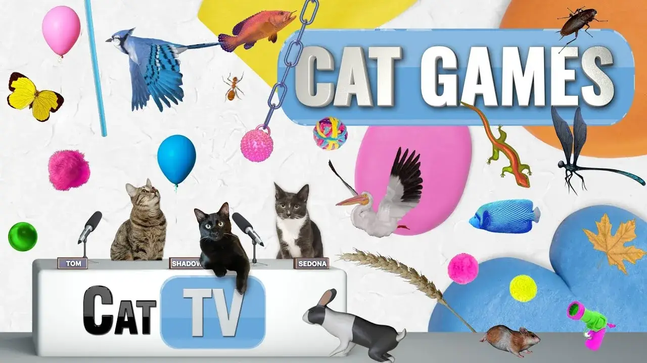 CAT Games | Ultimate Cat TV Compilation Vol 30 | 2 HOURS 🐝🐞🦋🦎🦜🐜🐭🧵
