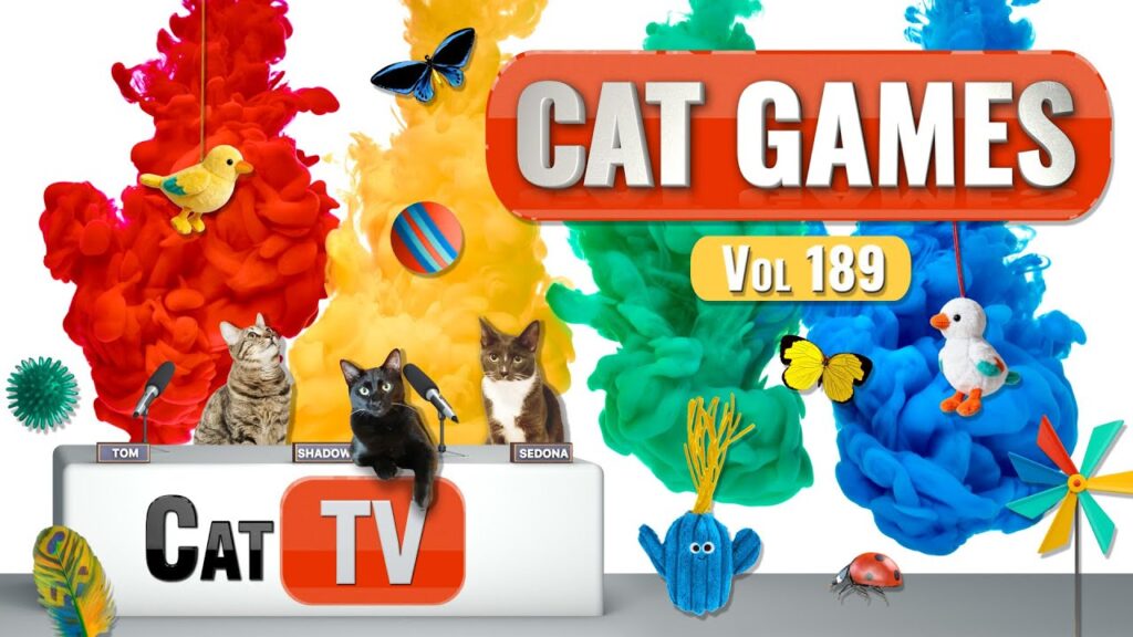 CAT Games | Ultimate Cat TV Compilation Vol 189 | 8 HOURS 🐝🐞🦋🦎🦜🐜🐭🧵 | CAT TV
